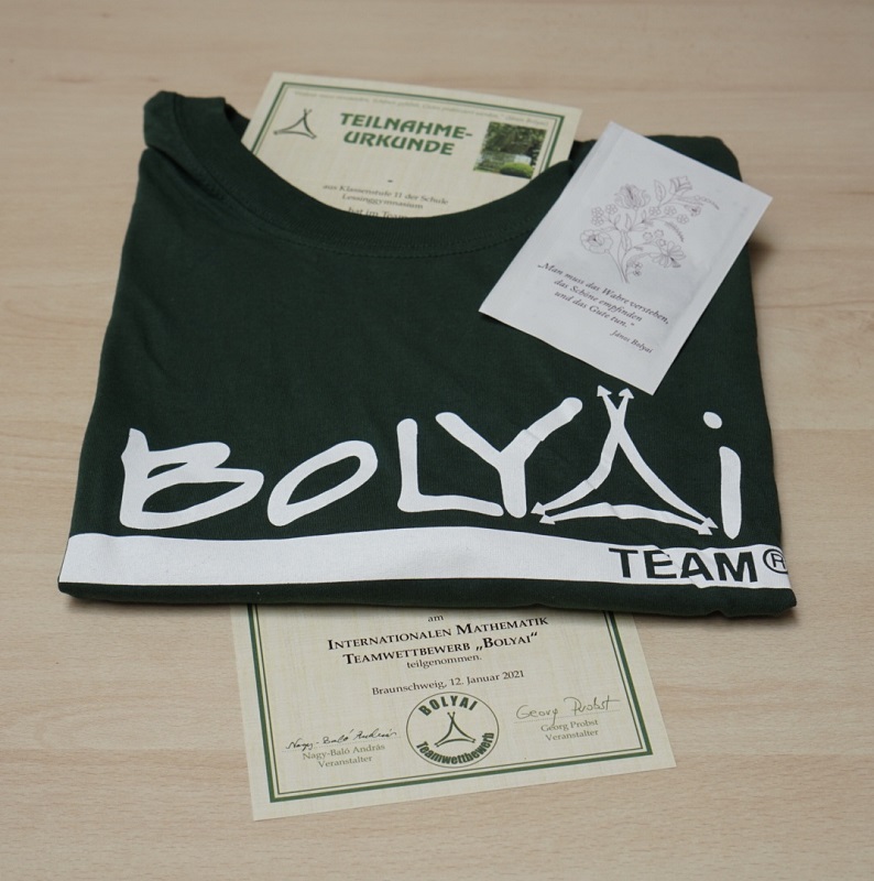 Bolyai-Wettbewerb 2021