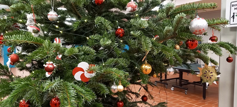 Weihnachtsdeko in unseren Klassenräumen